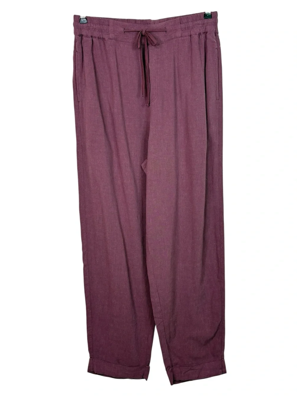 Splendid Odette Linen Blend Drawstring Pant, Large
